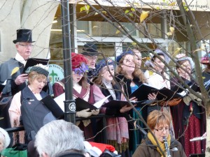 Victorian Carol Singers! High Street, Dec 2012