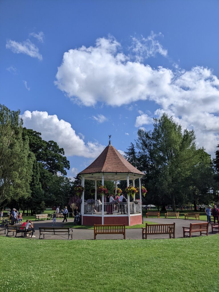 Bandstand in the sunshine